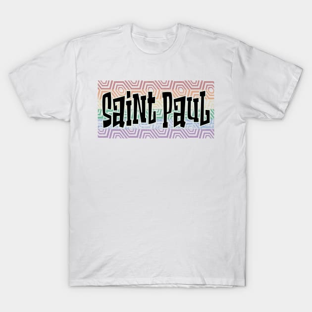 LGBTQ PRIDE USA SAINT PAUL T-Shirt by Zodiac BeMac